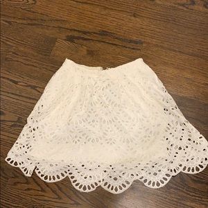 Alice and Olivia Conor Short Lampshade Skirt